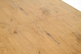 Masa extensibila Tiago lancelot/alb - L 140-220 x l 80 x h 76 cm