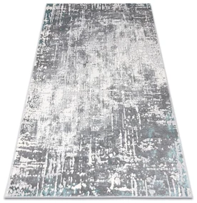 Covor CORE W9782 - structural, două niveluri de lână, fildeş / gri