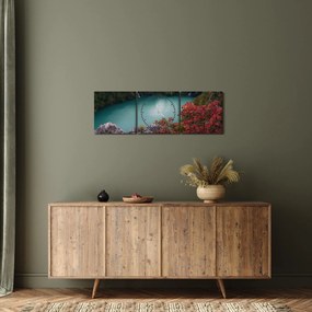 Tablou - Peisaje (cu ceas) (90x30 cm)