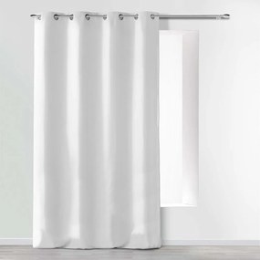 Draperie albă din microfibră 140x280 cm Absolu – douceur d'intérieur