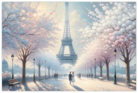 Tablou - Pictură din Paris (90x60 cm)