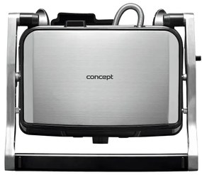 Grătar de contact Concept ge2005 1500W/230V oțel inoxidabil/negru