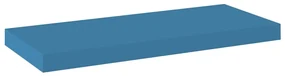 326618 vidaXL Raft de perete suspendat, albastru, 60x23,5x3,8 cm, MDF