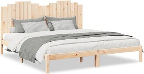 vidaXL Cadru pat foarte lung fără saltea, 200x210 cm, lemn masiv
