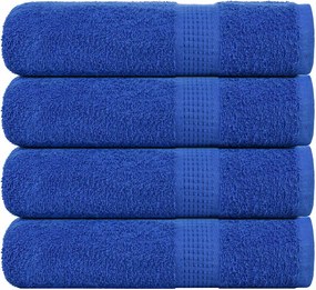 vidaXL Prosoape de duș, FROGN, 4 buc., albastru, 70x140 cm, 360 g/m²