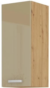 Dulap superior de bucătărie Arryn 30 G-72 1F (stejar artisan + capuccino lucios). 1024769