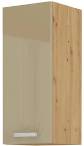 Dulap superior de bucătărie Arryn 30 G-72 1F (stejar artisan + capuccino lucios). 1024769