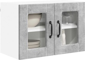 vidaXL Dulap de bucătărie Gri din beton 60 x 31 x 40 cm Lemn compozit