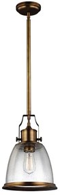 Lustră pe tijă Feiss FE-HOBSON-P-M-AB HOBSON 1xE27/60W/230V bronz