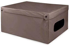 Compactor Cutie de depozitare pliabilă cu capac SMART, 50 x 40 x 25 cm, taupe, S
