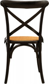 Scaun Thonet din lemn masiv si sezut din ratan