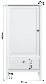 Dulăp OLJE D1S, alb