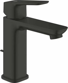 Baterie lavoar Grohe Cubeo M monocomanda finisaj negru mat cu ventil Pop-Up