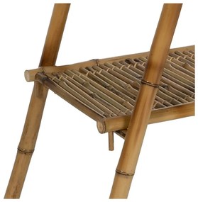 Etajeră în culoare naturală din bambus 78x165x40 cm Manali – Ixia