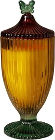 Lumanare decorativa, galbena, Papillon
