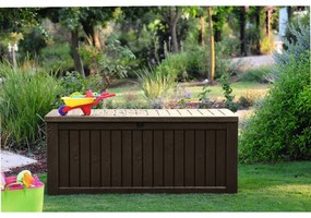 Cutie de depozitare pentru grădină maro închis – Keter