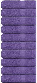 vidaXL Prosoape de baie, FROGN, 10 buc., violet, 100x150 cm, 360 g/m²