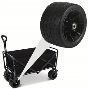 Cărucior de transport pliabil - premium 150 L Portocalie