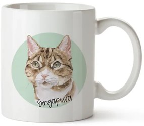 Bohemia Gifts Cană ceramică - Singapura, 350 ml