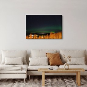 Tablou cu aurora borealis (90x60 cm)