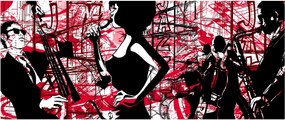 Tablou - Jazz (120x50 cm)