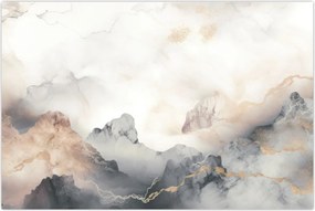 Tablou - Munte abstracție cu textura de marmură (90x60 cm)
