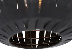 Lampă modernă suspendată neagră 30 cm - Zoë