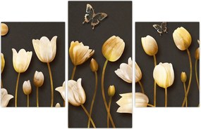 Tablou - Lalele - abstract (90x60 cm)