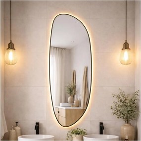 Baltica Design-LED Oglindă cu iluminare integrată STONE FLUID 15W/230V 2700K 155x50 cm IP65 č.