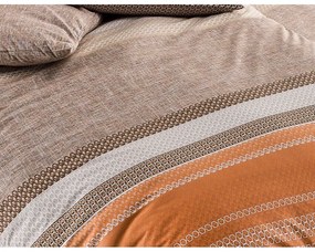 BedTex Lenjerie de pat din bumbac Federiko portocaliu, 140 x 200 cm, 70 x 90 cm