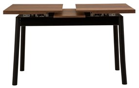 Set mobilier sufragerie Duvasa 9 (negru) (pentru 4 persoane). 1093809