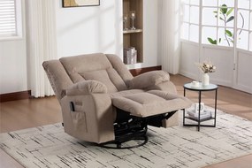 Fotoliu recliner electric dumonde cu funcție de balansare ,rotire și masaj în 8 puncte Novera