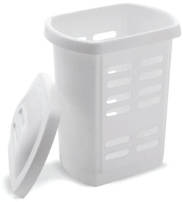 Coș de rufe Addis Linen Hamper White, 60 l, alb