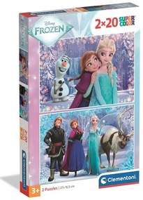 Disney Regatul de gheață Puzzle Clementoni de 2x20 piese