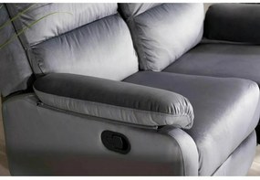 Canapea extensibila Spencer 2 velvet gri Blu14