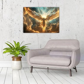 Tablou pe sticlă - Mitologie angelică (70x50 cm)