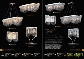 Lustra suspendata design deosebit Toils aurie MY600-07-G