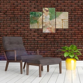 Tablou - Berthe Morisot, Young Woman Knitting, reproducere (90x60 cm)