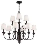 Candelabru clasic ARBOR CREEK 9 becuri E14 Elstead FE/ARBOR CREEK9