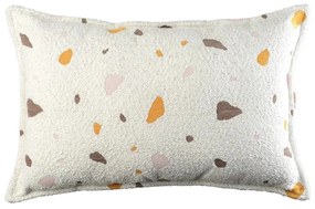Pernă decorativă pentru copii crem bouclé/chenille Terrazzo Bolster – Wigiwama
