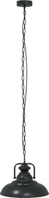 vidaXL Lampă suspendată E27 Negru Ø 31 cm Fier