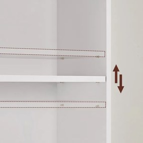 Bibliotecă DOVARO albă