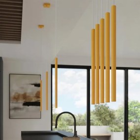 Sollux SL.2137 - Lustra PASTELO pe cablu 1xG9/8W/230V, galbenă
