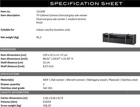 Comoda TV design LUX Canova