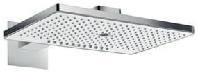 Palarie cu brat de dus Hansgrohe Rainmaker Select 460 alb - crom 3 functii