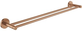 Grohe Essentials Suport prosop baie tip bara dubla 60 cm, cupru mat (brushed warm sunset)