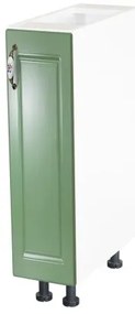 Corp inferior 20 cu 1 usa Zebra MDF Verde drept