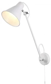 Aplica moderna design retro Triple Joint alb/crom 6302WH SRT
