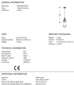 Pendul design moderm Venize
