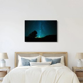 Tablou cu cerul nocturn și stele (90x60 cm)